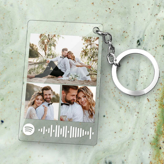 Custom Spotify Keychain Custom Photo Keychain Best Gifts for Girlfriend