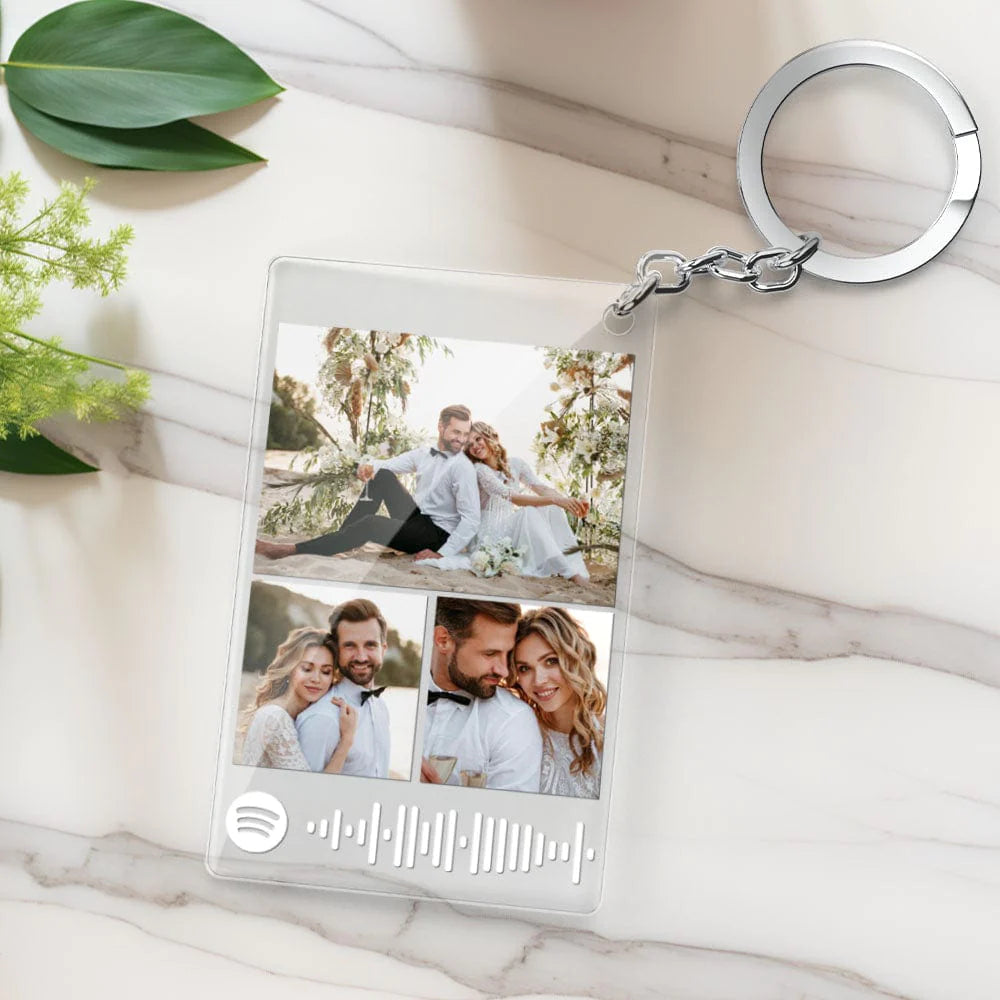 Custom Spotify Keychain Custom Photo Keychain Best Gifts for Girlfriend