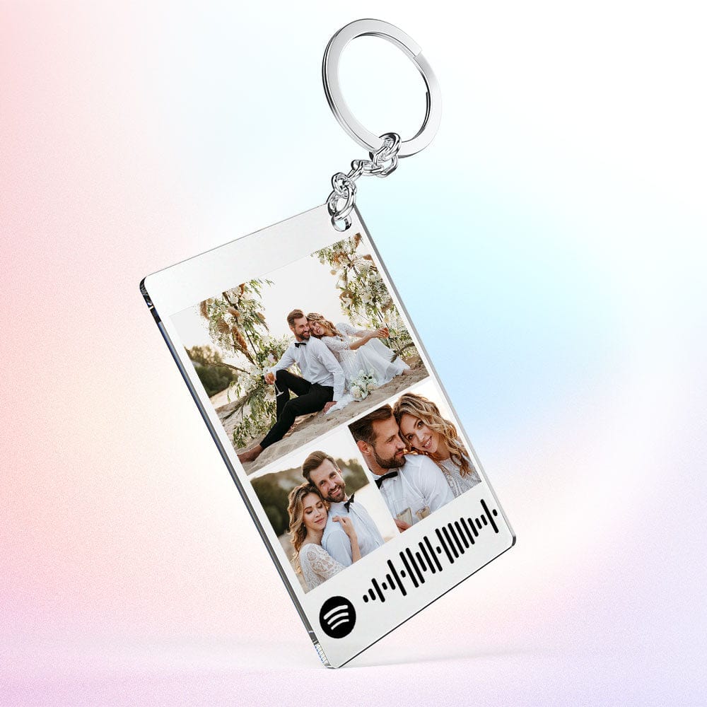 Custom Spotify Keychain Custom Photo Keychain Best Gifts for Girlfriend